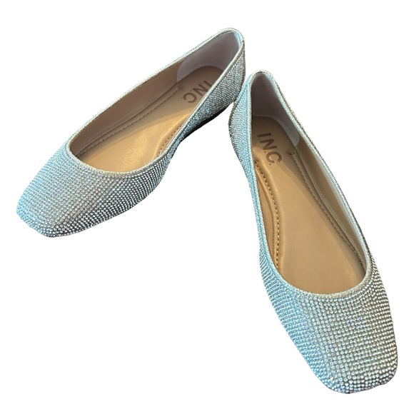 I.N.C. International Concepts Crystal Rhinestone Sparkly Flats Slip On NEW 5.5 - Picture 6 of 10